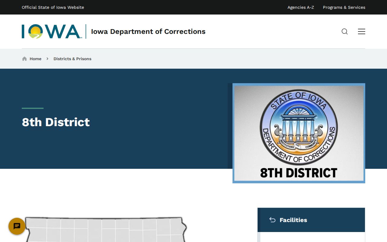 Eighth District corrections resource serving Washington County registry cases